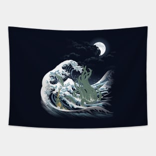 The Wave of R'lyeh Tapestry