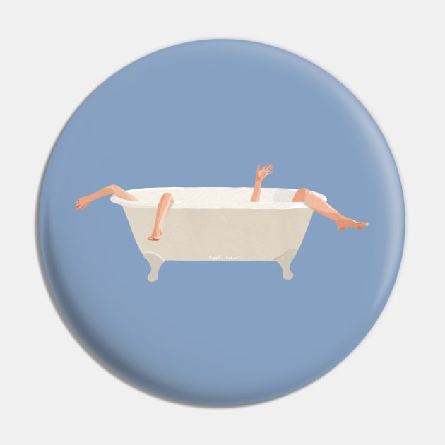 Bathtub Pin by Giselle Dekel