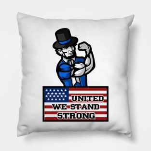 United we stand strong Pillow