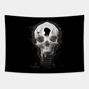 skull in focus Tapestry