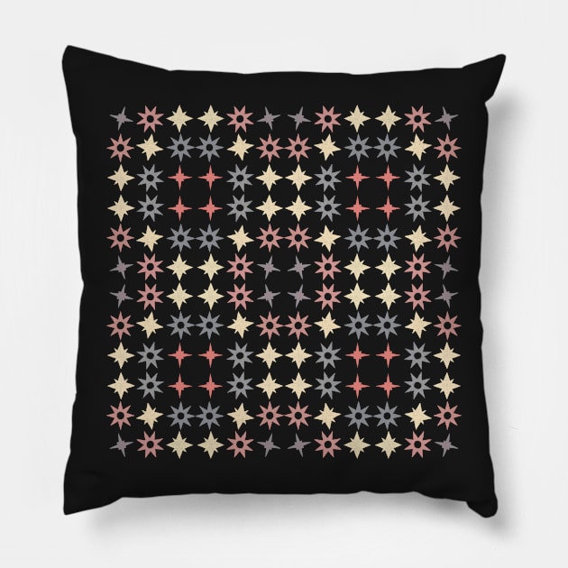 Geometric Star Pattern Pillow by ChloesNook