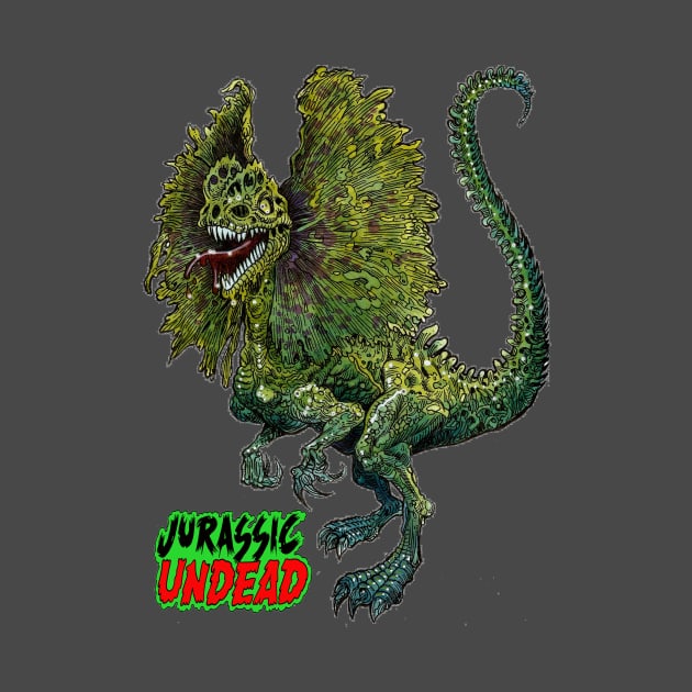 Jurassic Undead Dilophosaurus by rsacchetto