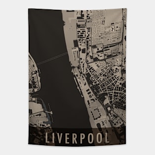 liverpool map Tapestry