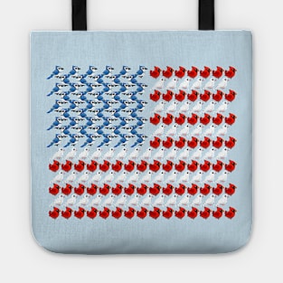 U.S. Flag of Birds Tote