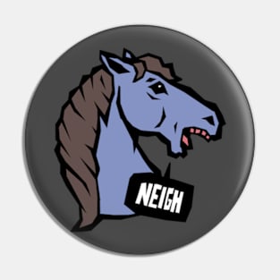 A horse's harmonious neigh echoed through nature Pin