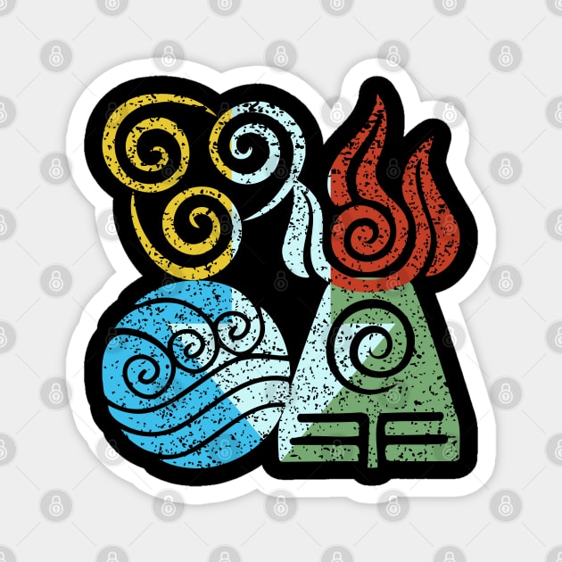 Avatar Elements Magnet by Grayson888