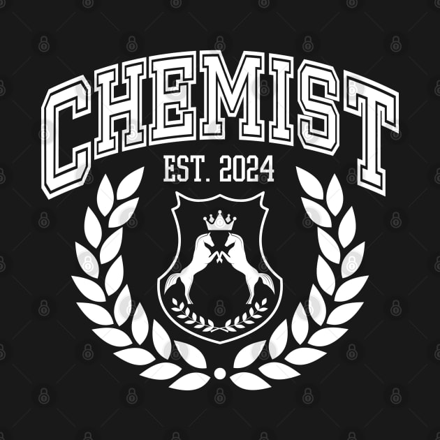 Chemistry Graduation College | Chemist 2024 Grad by WaBastian