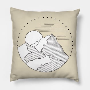 Mountain Sketch Pillow