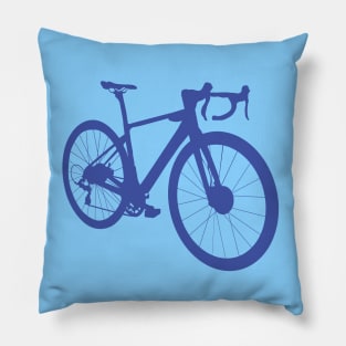 Blue bike Pillow