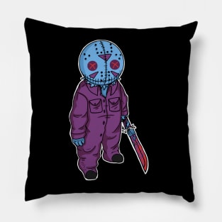 Retro Sam Voorhees candy 2 Pillow