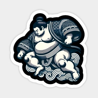 Sumo Wrestler Magnet