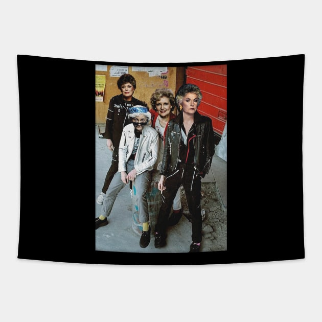 Golden Girls // The Clash Mashup Tribute Tapestry by darklordpug