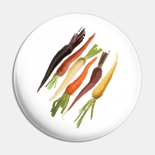 Rainbow Carrots Pin