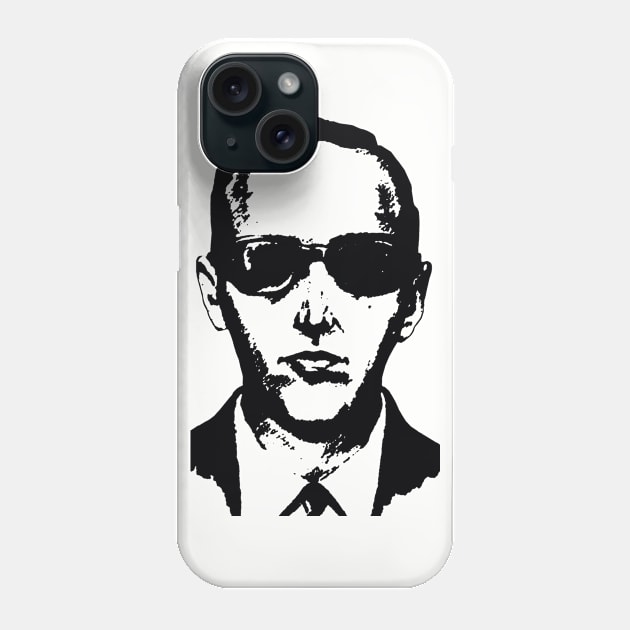 DB Cooper Sketch - Criminal, Plane Hijacking, Unsolved, Outlaw Phone Case by SpaceDogLaika