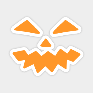 Halloween Pumpkin Carving Design Magnet