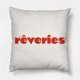 Reveries (red) Pillow