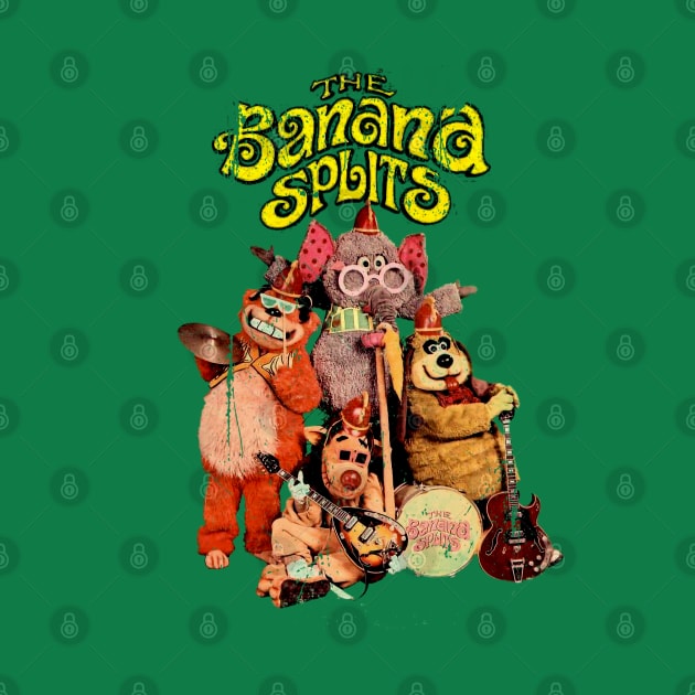 Banana Splits - Distressed, Vintage by offsetvinylfilm