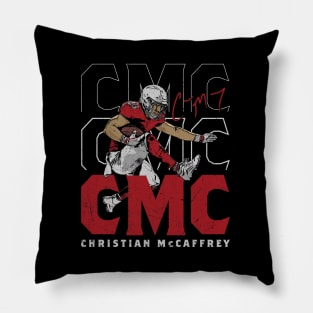 Christian McCaffrey San Francisco Hurdle Pillow