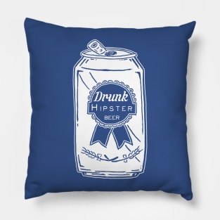 Drunk Hipster Beer Pillow