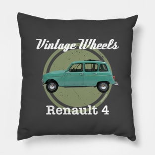 Vintage Wheels - Renault 4 Pillow