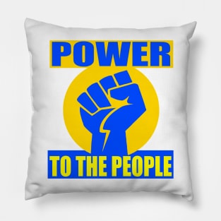 POWER TO THE PEOPLE Pillow