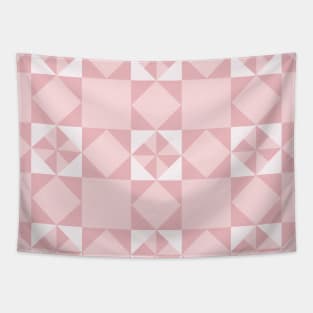 Pink Martha Washington's Star Patchwork Pattern Tapestry