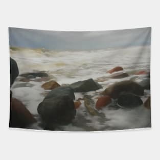 Rocky coast Tapestry