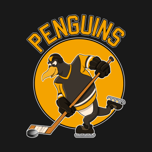 Penguins Hockey Mascot Iceburgh T-Shirt