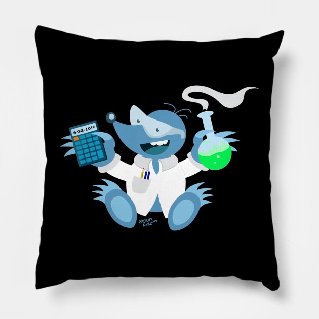 Chemistry Mole Pillow by dinoneill