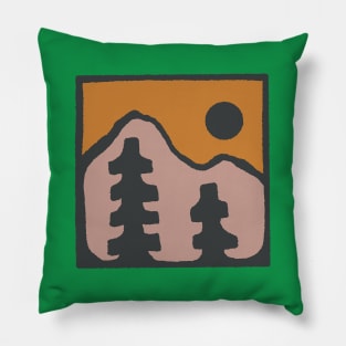 Pink trees Pillow