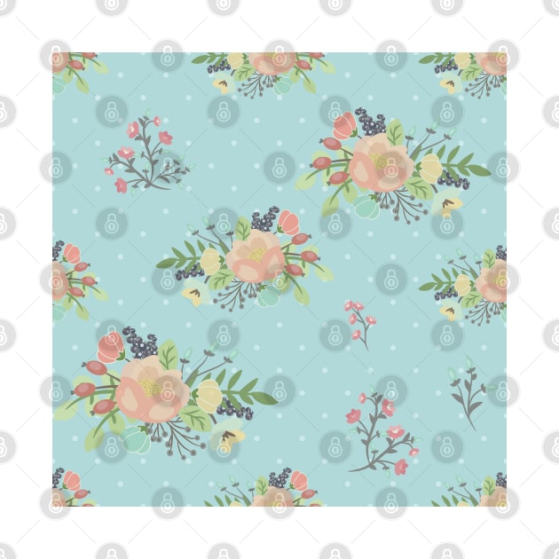 Beauty seamless floral pattern by AnaMOMarques