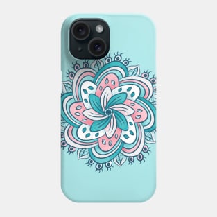 Flower Mandala With Hidden Eyes Phone Case