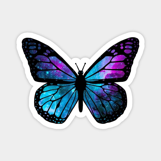 Galactic Butterfly Magnet by ARTWORKandBEYOND