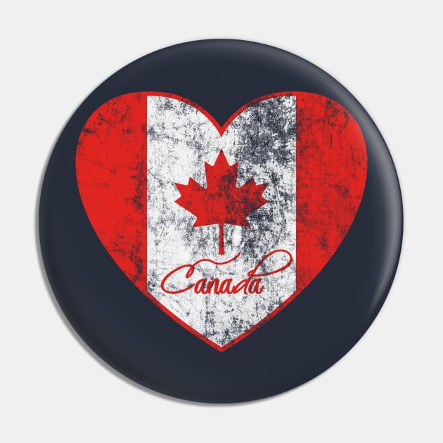 canada flag and heart vintage canada day Pin by tee4ever