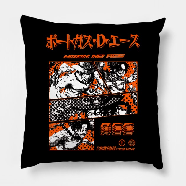 hiken no ace Pillow by Retrostyle