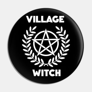Village Witch Pentagram Pin