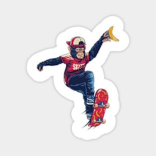 Ape Skate Magnet