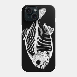 Memoria Amazonica White - Piranha Skeleton Phone Case