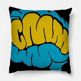 Change My Mind logo (B/Y) Pillow