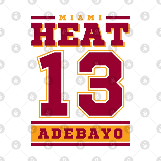 Miami Heat Adebayo 13 Edition Champions by ENTIN 