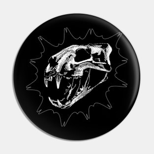 Hyper Dotty Skull Pin