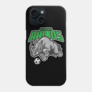 ⚽ Reinsdorf Rhinos, Let's Go! Imaginary Soccer Team Spirit Phone Case