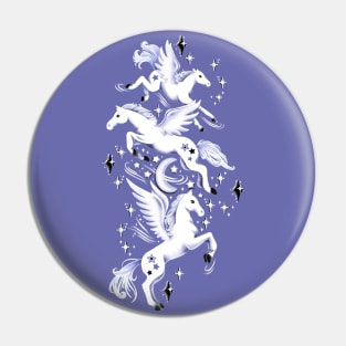 Pretty Purple Punk Pegasi Pin