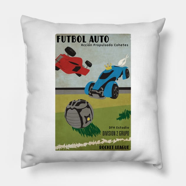 Rocket League (2015) Fan-Made Poster Pillow by bobbuel