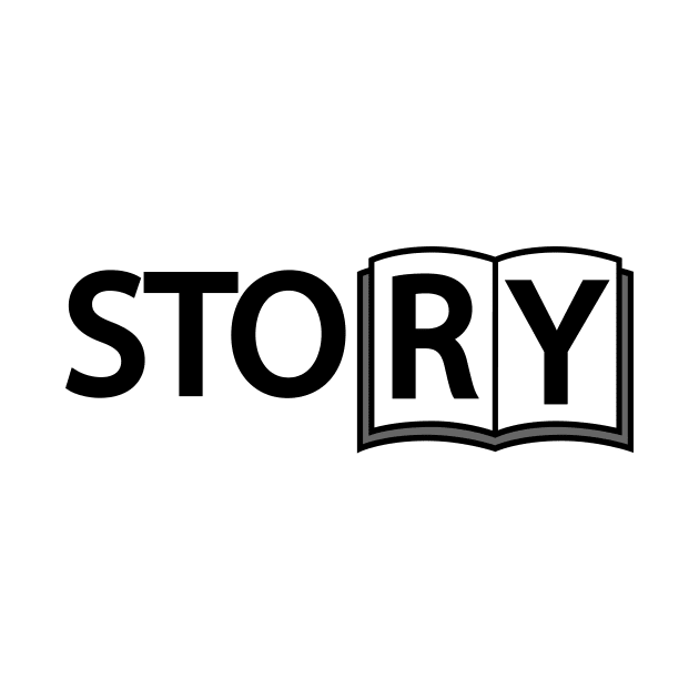 Story one word typography design by DinaShalash