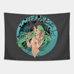 Forest witch Tapestry