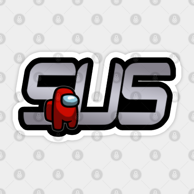 Red Sus from AMONG US - Among Us - Sticker | TeePublic