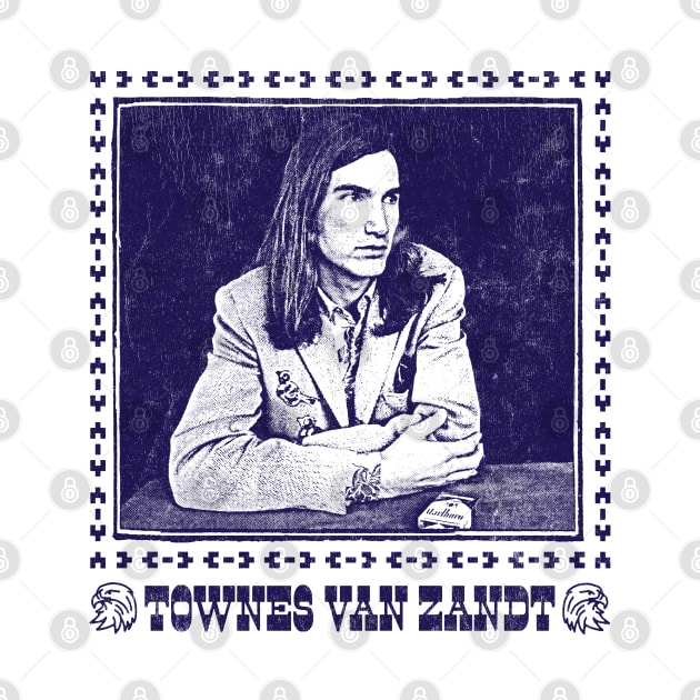 Townes Van Zandt /\/\/ Retro Style Outlaw Country by DankFutura