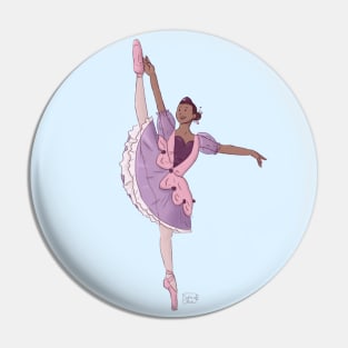 The Sugar Plum Fairy (blue background) Pin