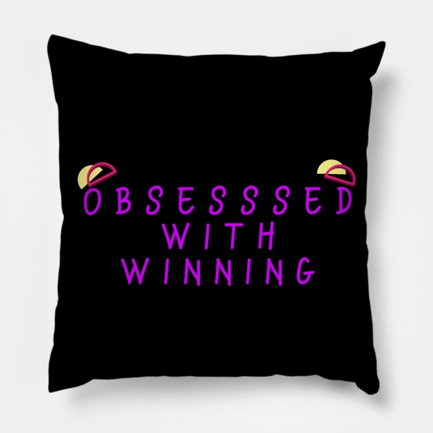 OBSESSED Pillow by DeraTobi